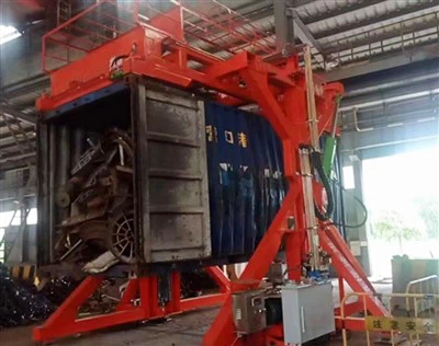 শিল্প বাল্ক লোড এবং আনলোড করার জন্য 180 ডিগ্রি কনটেইনার টিল্টার